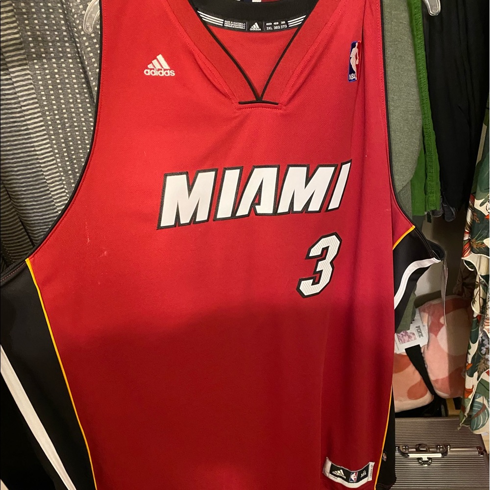 NEW Miami Heat Wade Jersey. Size 3XL